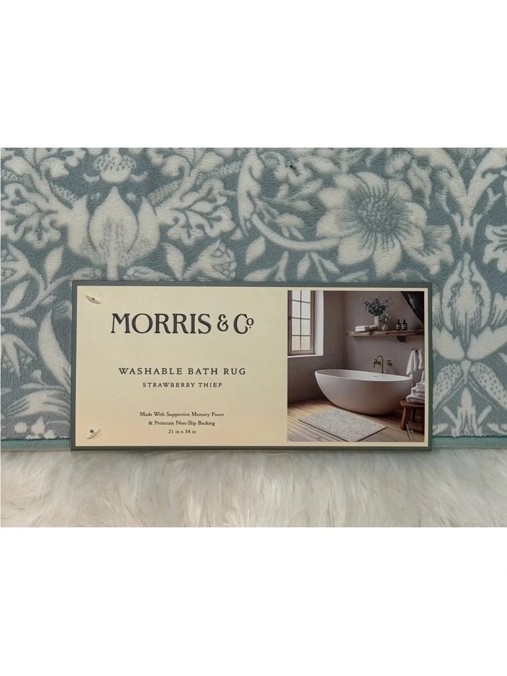 NEW! William Morris & Co STRAWBERRY THIEF Blue 21